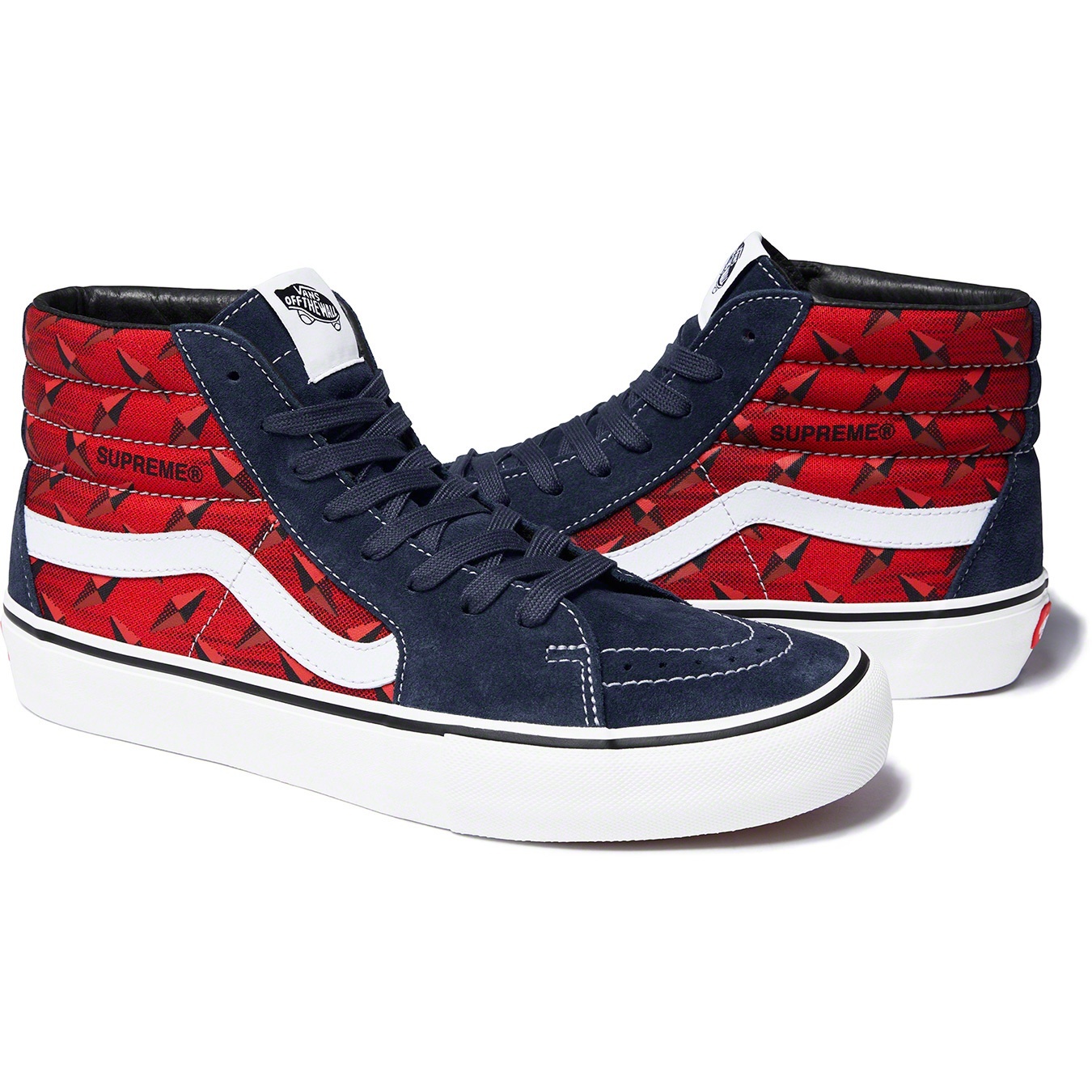 Supreme®/Vans® Diamond Plate Sk8-Hi Pro view 3